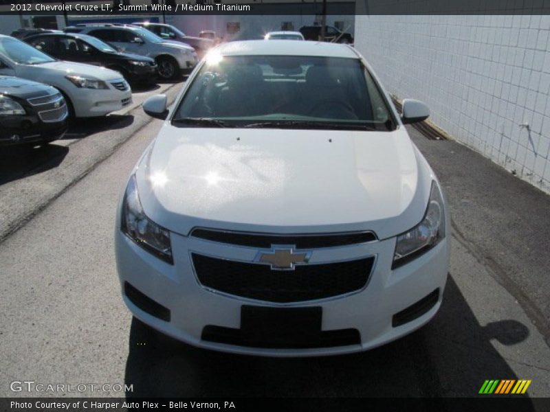 Summit White / Medium Titanium 2012 Chevrolet Cruze LT