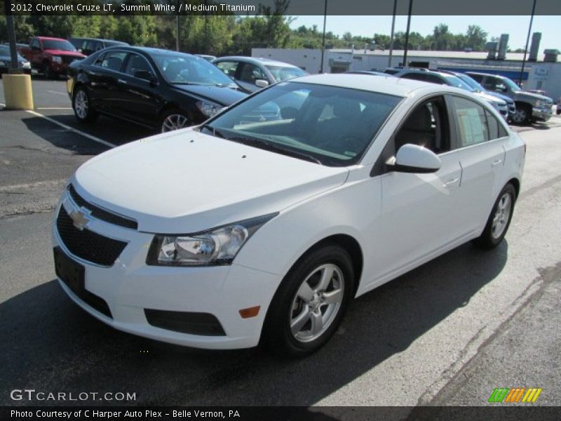 Summit White / Medium Titanium 2012 Chevrolet Cruze LT