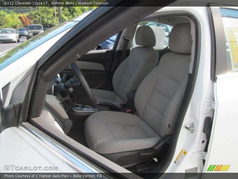 Summit White / Medium Titanium 2012 Chevrolet Cruze LT