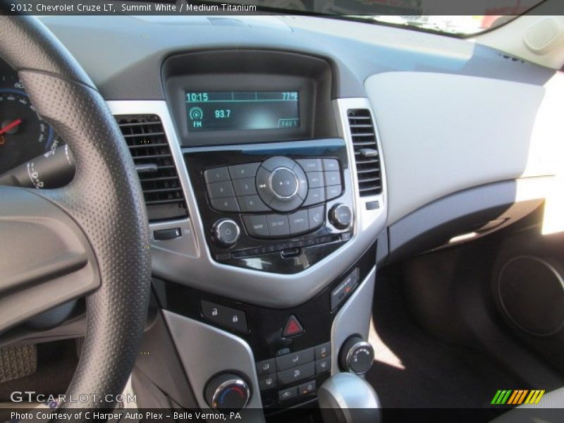 Summit White / Medium Titanium 2012 Chevrolet Cruze LT