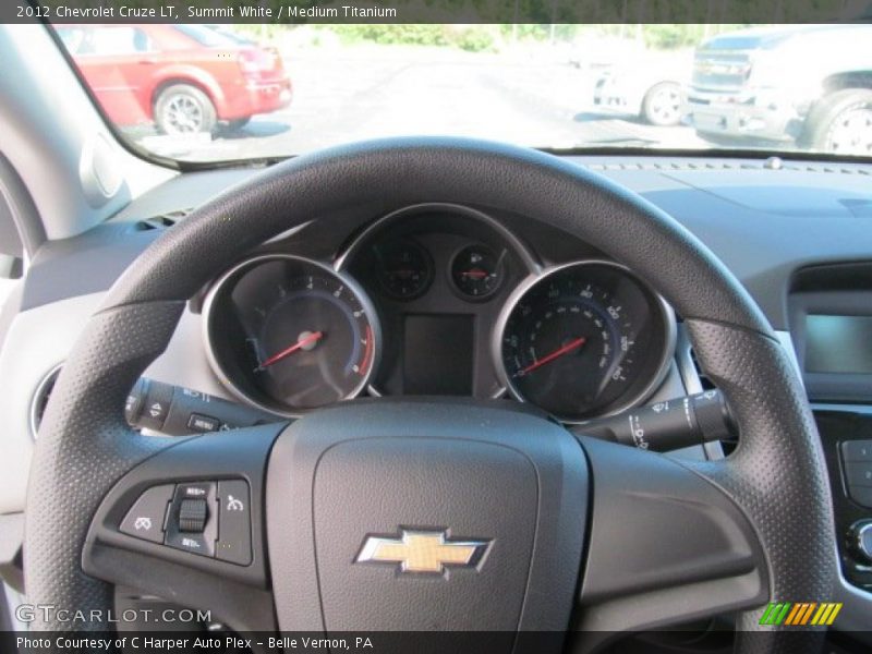 Summit White / Medium Titanium 2012 Chevrolet Cruze LT