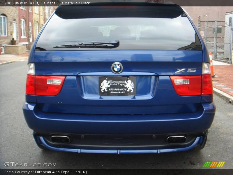 Le Mans Blue Metallic / Black 2006 BMW X5 4.8is
