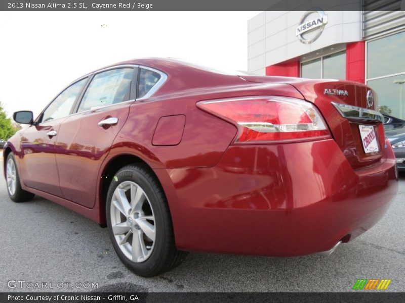 Cayenne Red / Beige 2013 Nissan Altima 2.5 SL