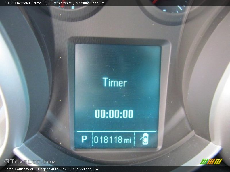 Summit White / Medium Titanium 2012 Chevrolet Cruze LT