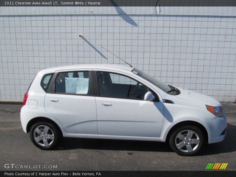 Summit White / Neutral 2011 Chevrolet Aveo Aveo5 LT