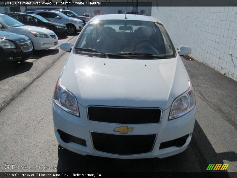 Summit White / Neutral 2011 Chevrolet Aveo Aveo5 LT