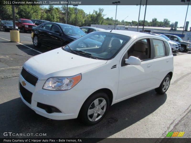 Summit White / Neutral 2011 Chevrolet Aveo Aveo5 LT
