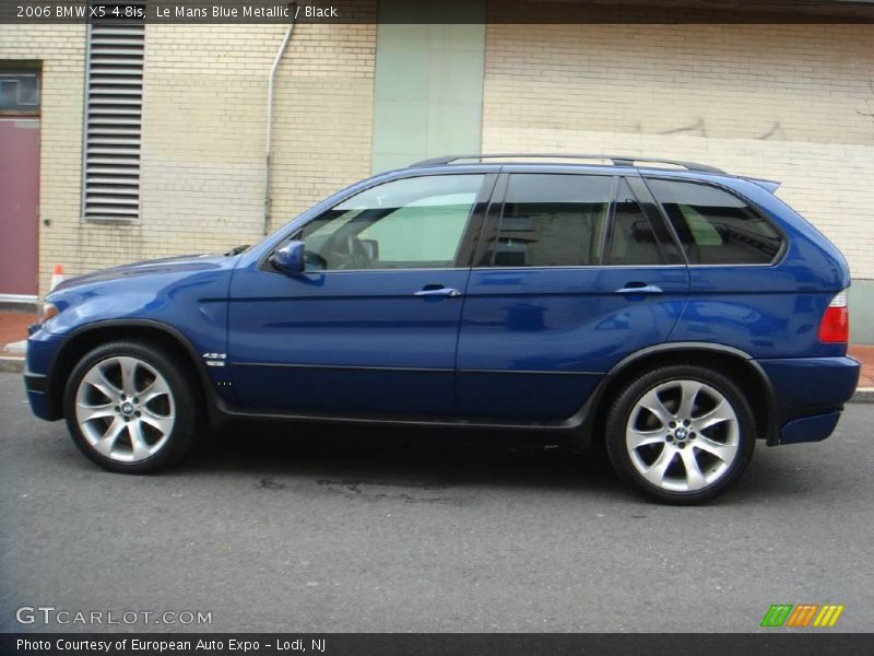 Le Mans Blue Metallic / Black 2006 BMW X5 4.8is