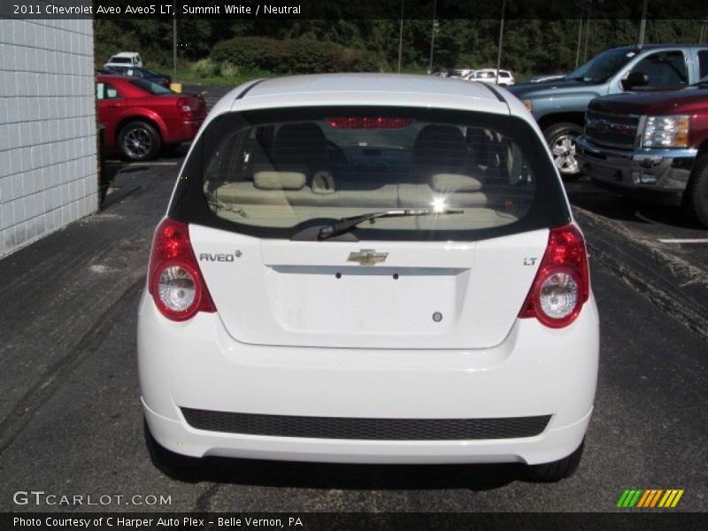 Summit White / Neutral 2011 Chevrolet Aveo Aveo5 LT