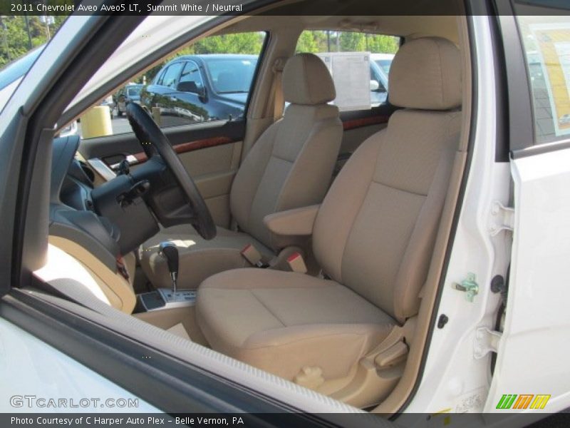 Summit White / Neutral 2011 Chevrolet Aveo Aveo5 LT