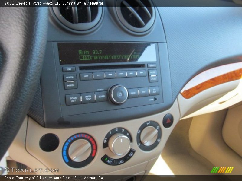 Summit White / Neutral 2011 Chevrolet Aveo Aveo5 LT