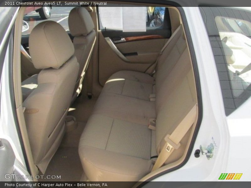 Summit White / Neutral 2011 Chevrolet Aveo Aveo5 LT