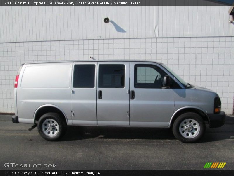 Sheer Silver Metallic / Medium Pewter 2011 Chevrolet Express 1500 Work Van
