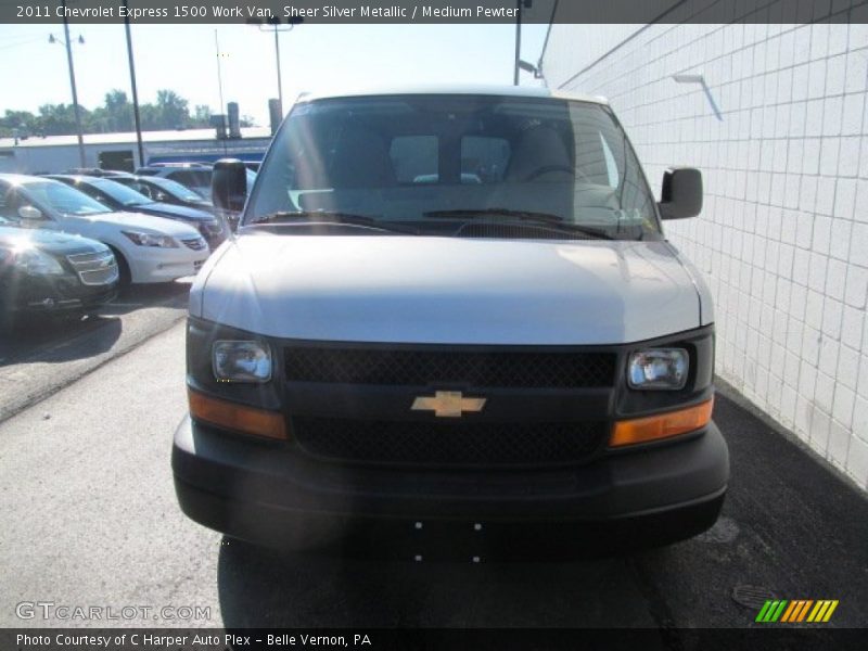 Sheer Silver Metallic / Medium Pewter 2011 Chevrolet Express 1500 Work Van