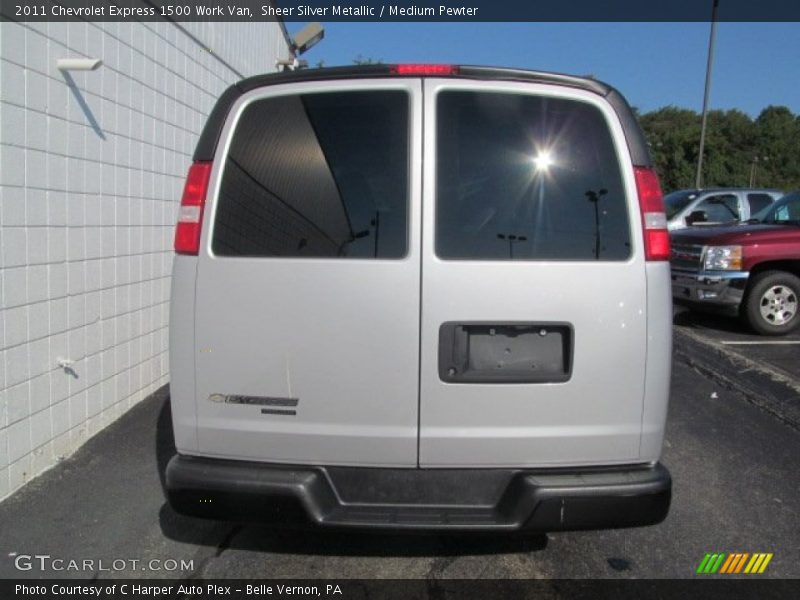 Sheer Silver Metallic / Medium Pewter 2011 Chevrolet Express 1500 Work Van
