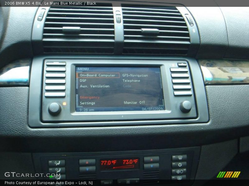 Le Mans Blue Metallic / Black 2006 BMW X5 4.8is