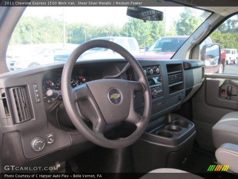 Sheer Silver Metallic / Medium Pewter 2011 Chevrolet Express 1500 Work Van