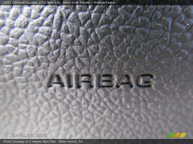 Sheer Silver Metallic / Medium Pewter 2011 Chevrolet Express 1500 Work Van