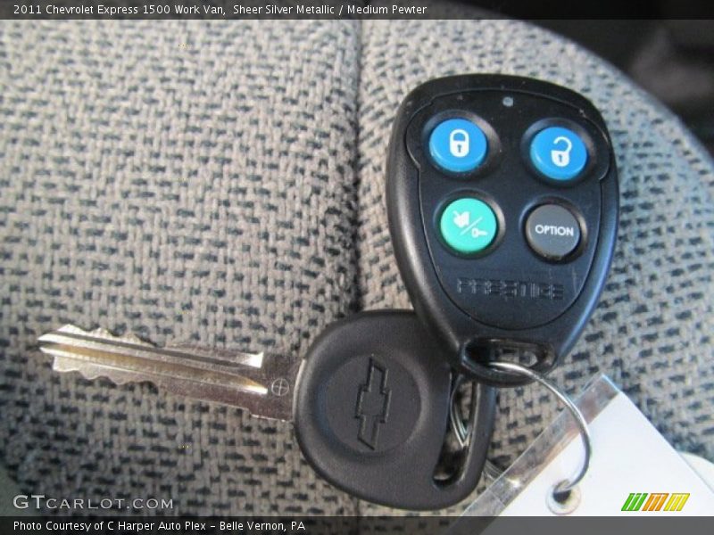 Sheer Silver Metallic / Medium Pewter 2011 Chevrolet Express 1500 Work Van