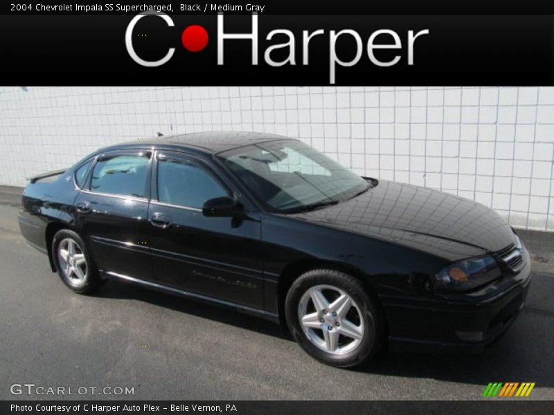 Black / Medium Gray 2004 Chevrolet Impala SS Supercharged