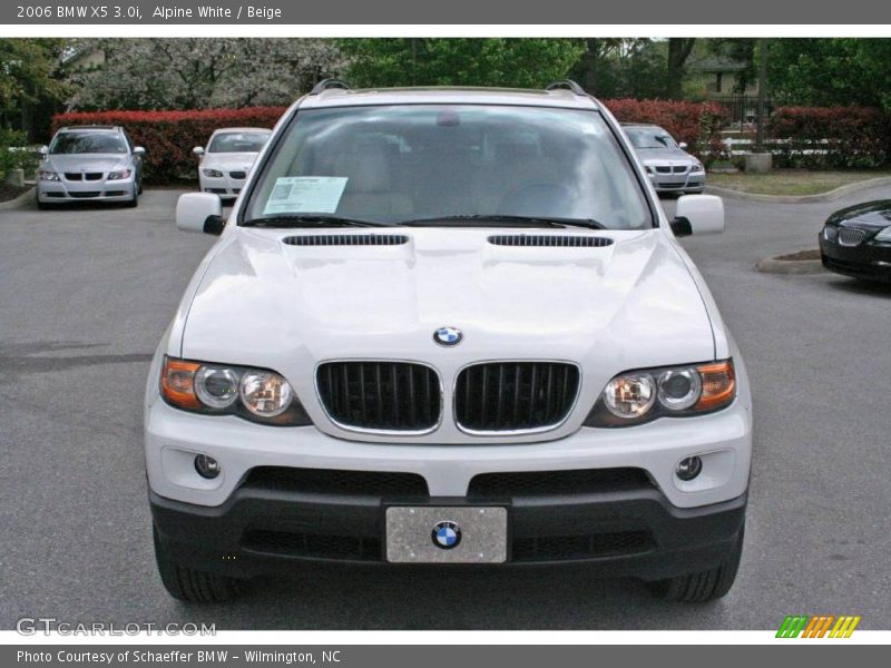 Alpine White / Beige 2006 BMW X5 3.0i