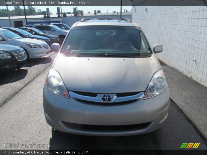 Silver Shadow Pearl / Stone 2008 Toyota Sienna Limited