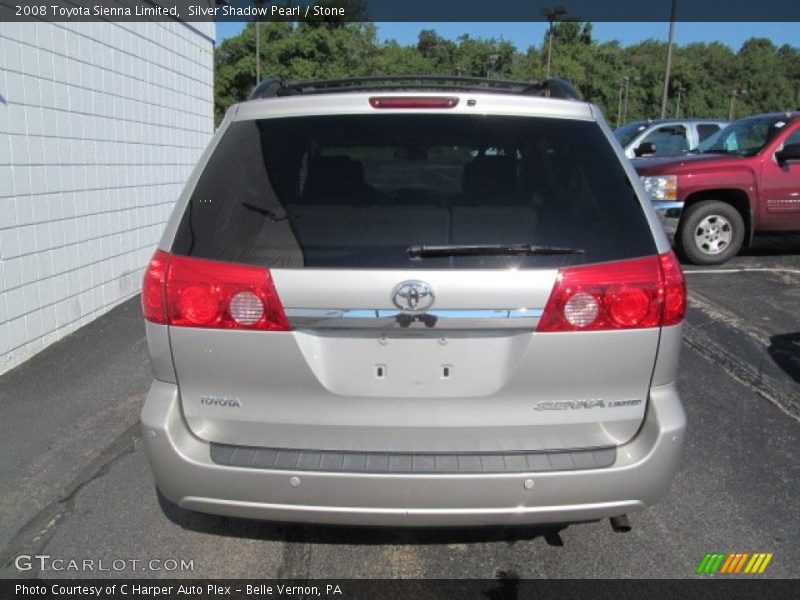 Silver Shadow Pearl / Stone 2008 Toyota Sienna Limited