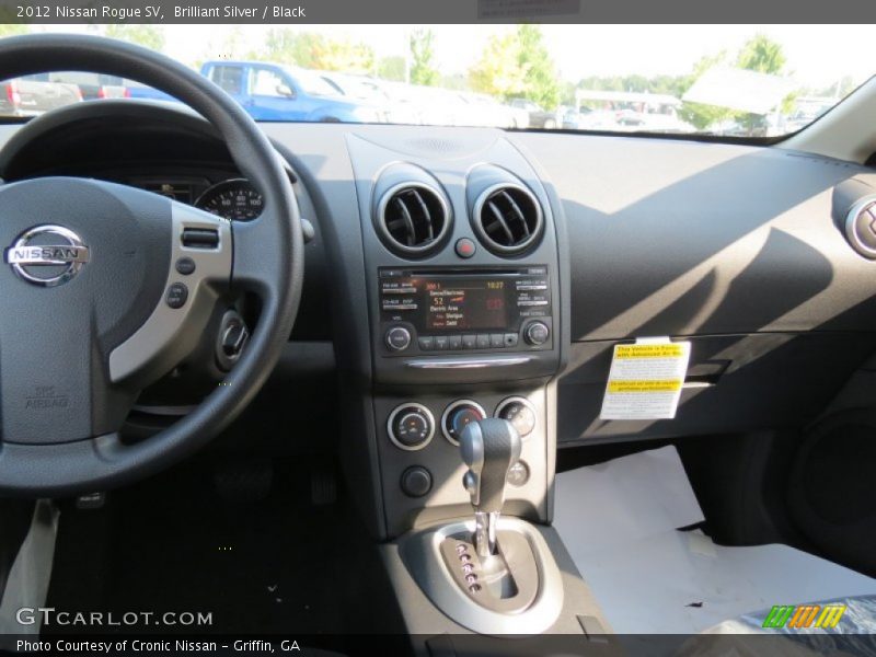 Brilliant Silver / Black 2012 Nissan Rogue SV