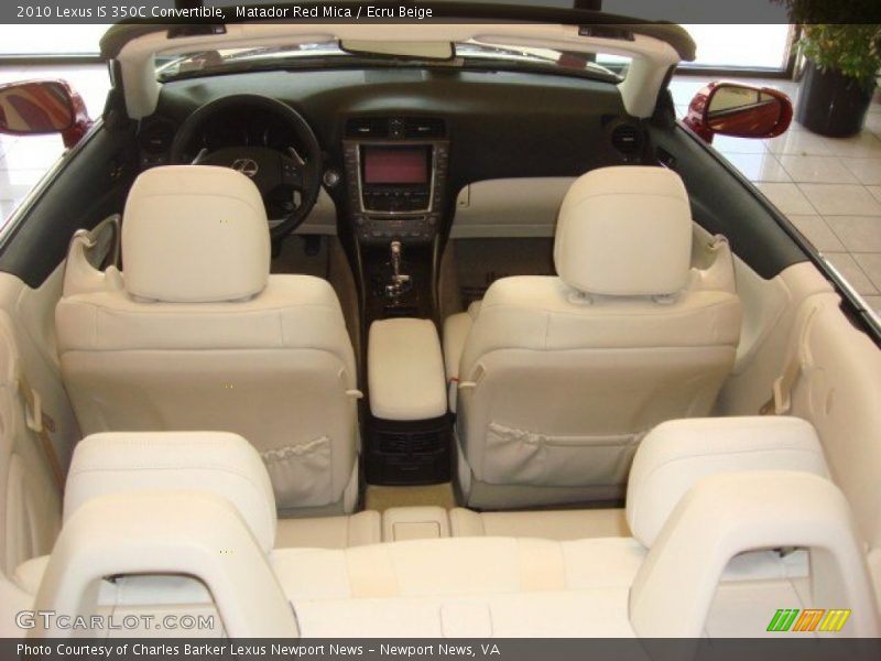 Matador Red Mica / Ecru Beige 2010 Lexus IS 350C Convertible