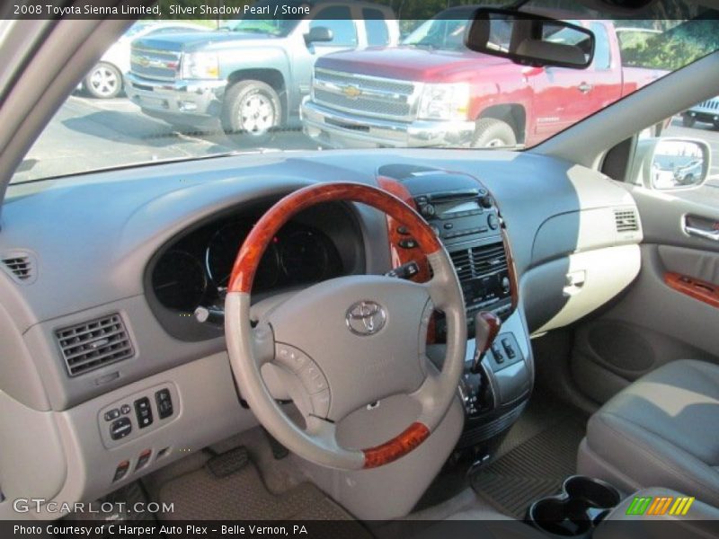 Silver Shadow Pearl / Stone 2008 Toyota Sienna Limited