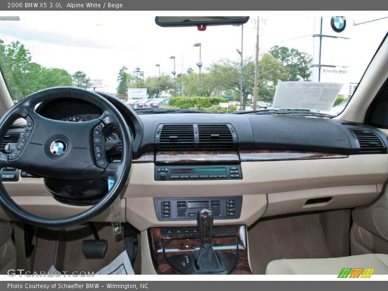 Alpine White / Beige 2006 BMW X5 3.0i