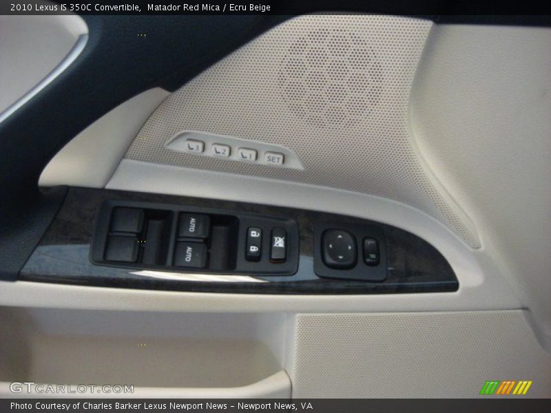Matador Red Mica / Ecru Beige 2010 Lexus IS 350C Convertible