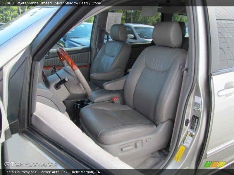 Silver Shadow Pearl / Stone 2008 Toyota Sienna Limited