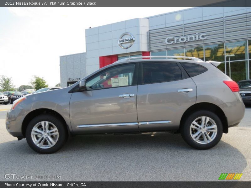 Platinum Graphite / Black 2012 Nissan Rogue SV