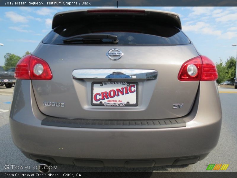Platinum Graphite / Black 2012 Nissan Rogue SV