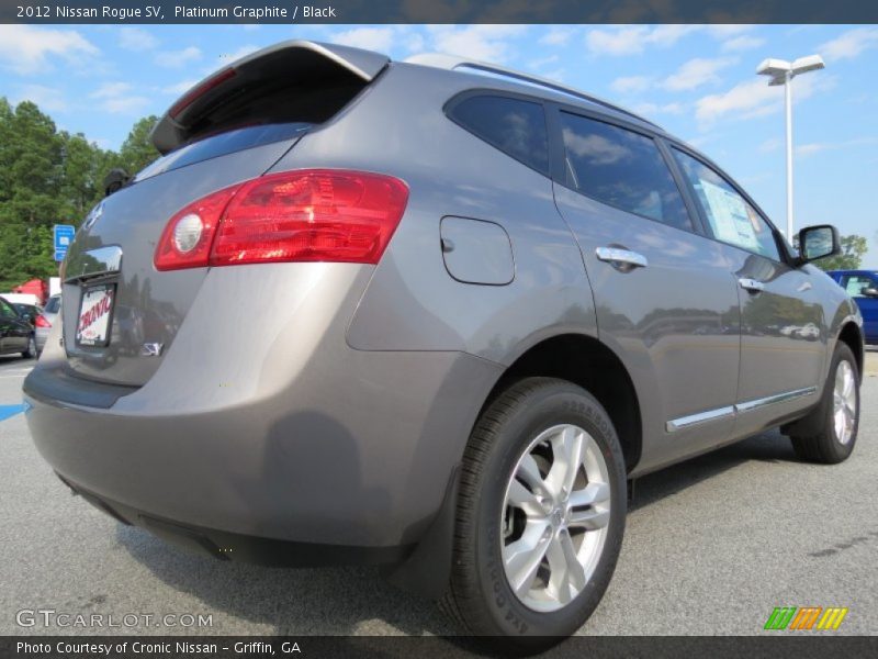 Platinum Graphite / Black 2012 Nissan Rogue SV