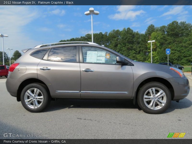 Platinum Graphite / Black 2012 Nissan Rogue SV