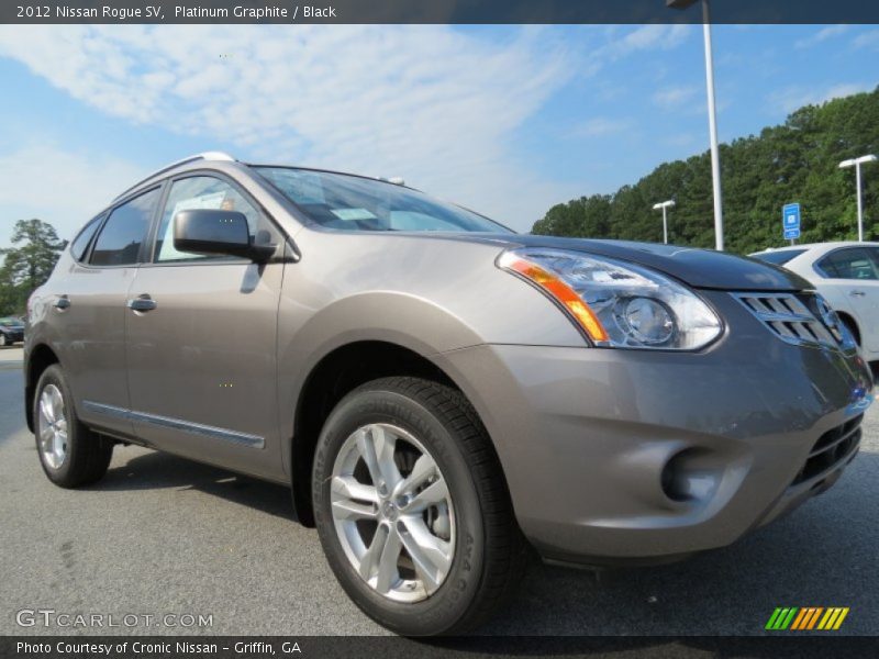 Platinum Graphite / Black 2012 Nissan Rogue SV