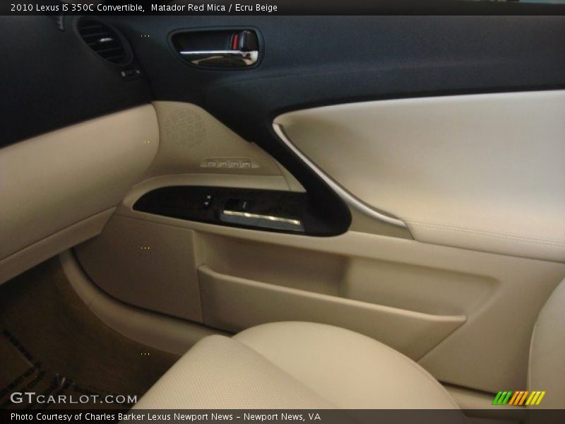 Matador Red Mica / Ecru Beige 2010 Lexus IS 350C Convertible