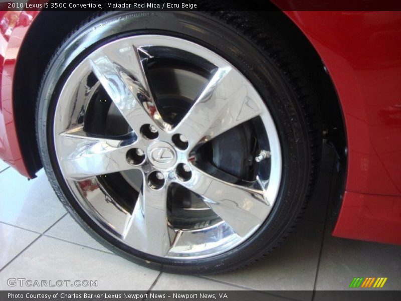 Matador Red Mica / Ecru Beige 2010 Lexus IS 350C Convertible