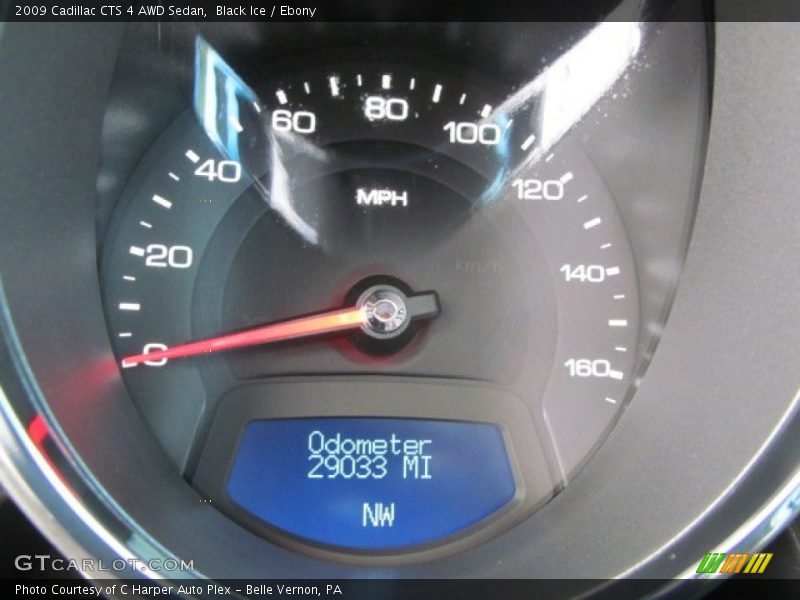 Black Ice / Ebony 2009 Cadillac CTS 4 AWD Sedan