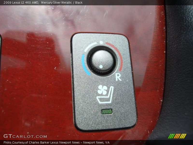Mercury Silver Metallic / Black 2009 Lexus LS 460 AWD