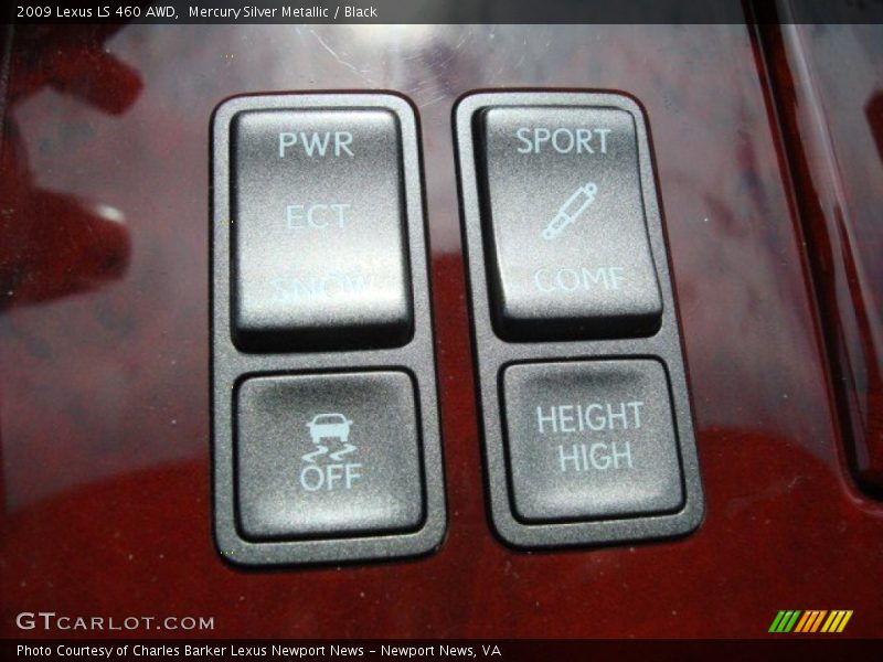 Mercury Silver Metallic / Black 2009 Lexus LS 460 AWD