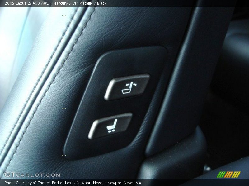 Mercury Silver Metallic / Black 2009 Lexus LS 460 AWD