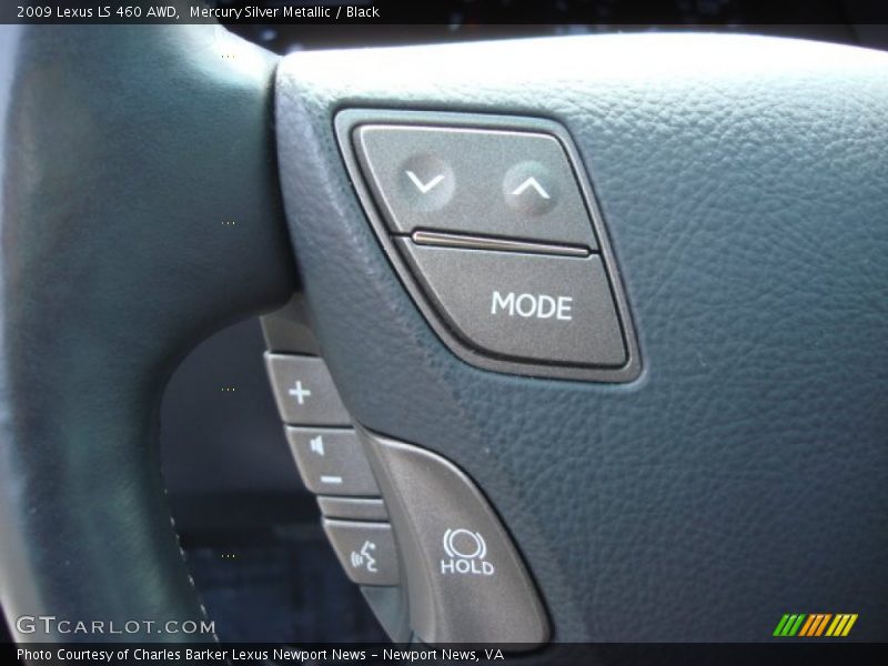 Mercury Silver Metallic / Black 2009 Lexus LS 460 AWD