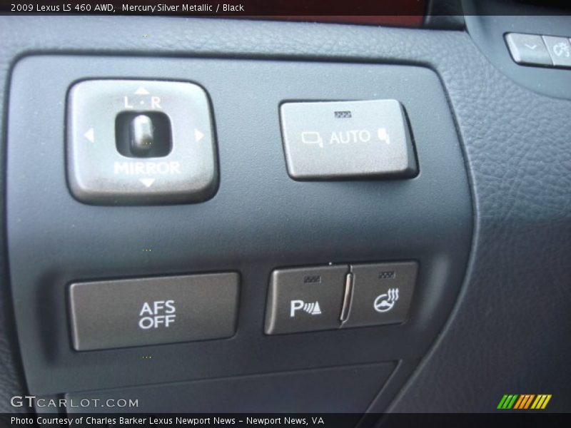 Mercury Silver Metallic / Black 2009 Lexus LS 460 AWD