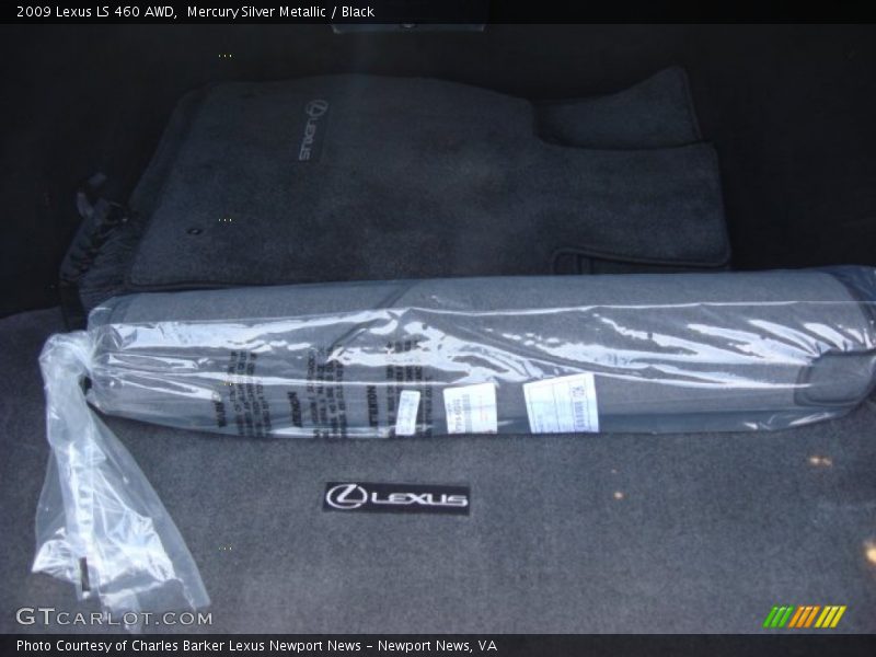 Mercury Silver Metallic / Black 2009 Lexus LS 460 AWD