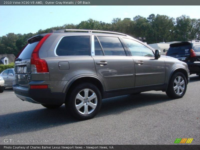 Oyster Gray Metallic / Off Black 2010 Volvo XC90 V8 AWD