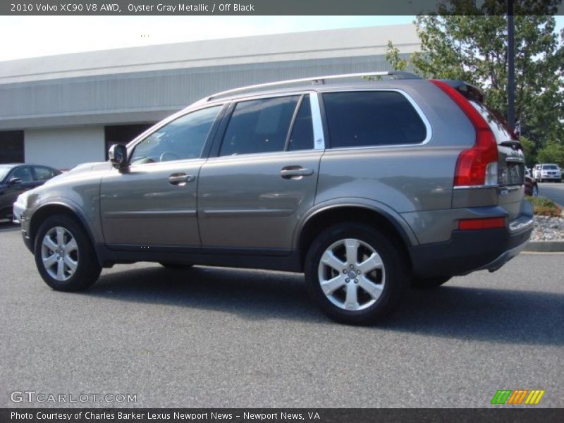 Oyster Gray Metallic / Off Black 2010 Volvo XC90 V8 AWD