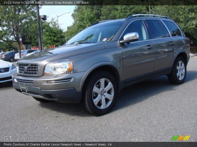 Oyster Gray Metallic / Off Black 2010 Volvo XC90 V8 AWD